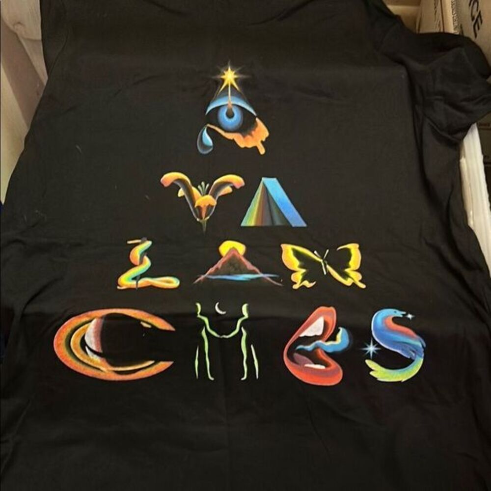 Bella Canvas Black Tee with Colorful Graphic